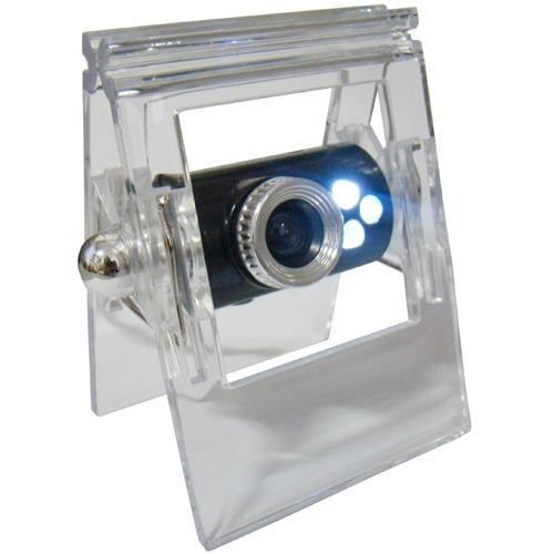 Webcam 10mp Com Microfone Clip Led Visão Noturna Skype Msn